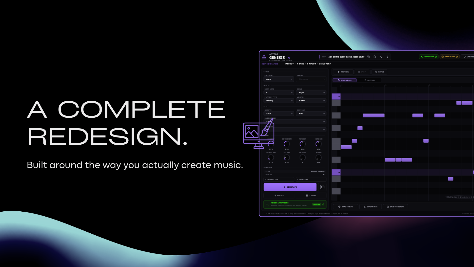 ABYZOR Genesis V2.1 interface