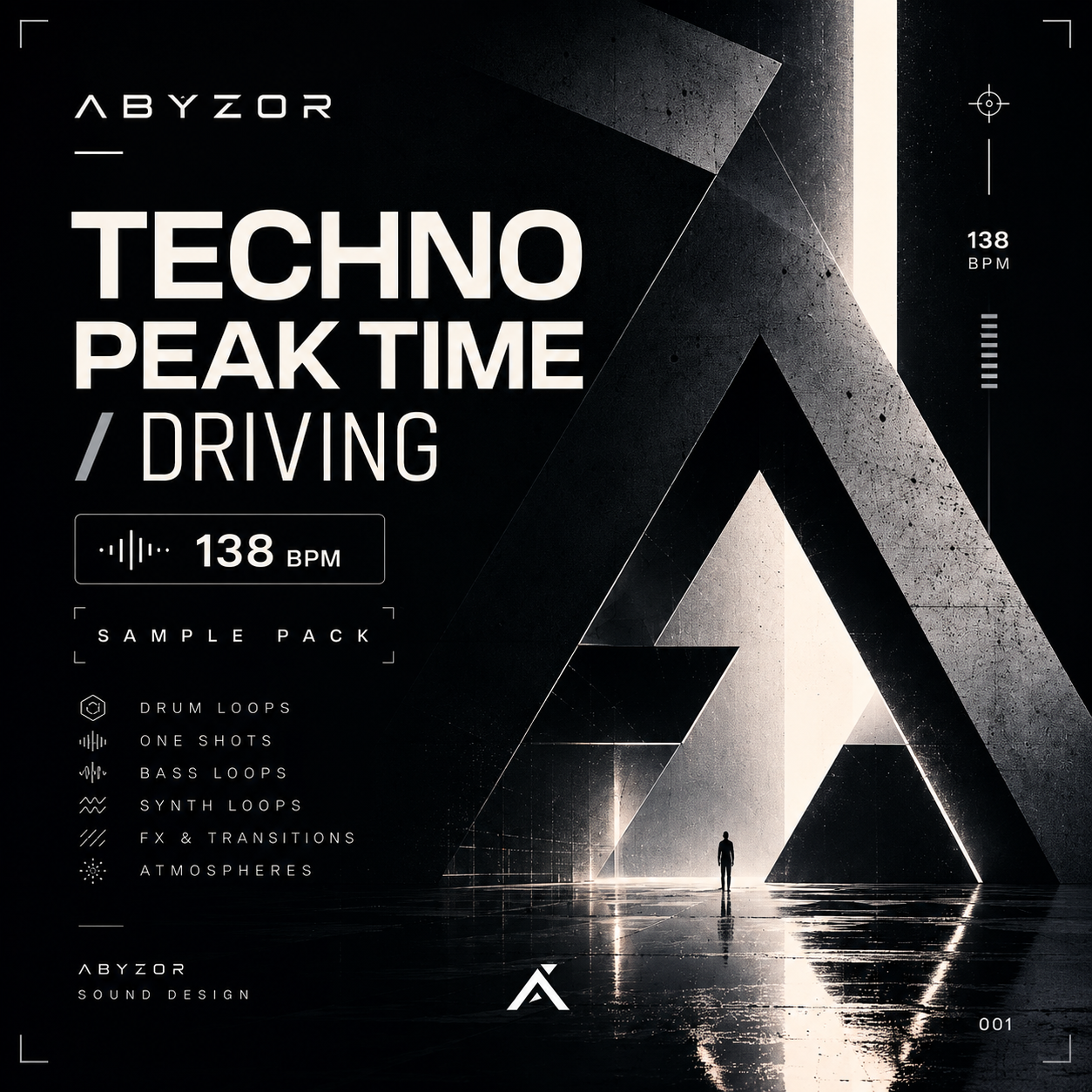 ABYZOR — Techno Peak Time / Driving | 138 BPM Sample Pack Cover