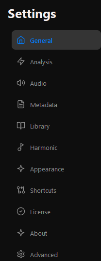 ABYZOR Keys — Settings workspace